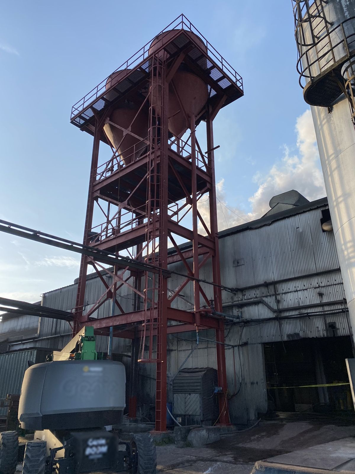 Completed structural recoating wide view